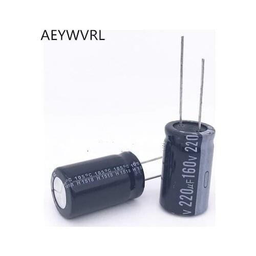 Free shipping 50pcs Electrolytic capacitor 220UF 160V 16*25mm