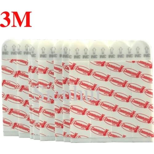50pcs Large 3M Command Replacement Strips Command Poster Strips 3M Double-sided Tape Command Refill Strips