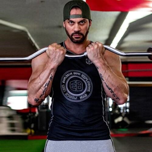 Brand Quick drying Clothing bodybuilding fashion trends vest Gyms tank top men Fitness Sleeveless Shirt Cotton men undershirt