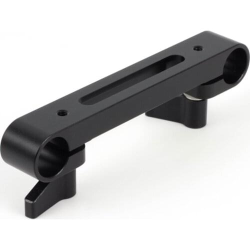 Long Attaching Mount 15mm Rod Clamp Rail Block fr 15mm Rod Camera Rig Support System LWS ARRI Armor Cage Studio Production
