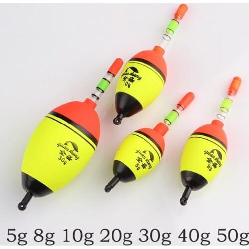 EVA Rock Fishing float 5 to 50 g Lead available ABS buoy tools for fishing 100 pcs
