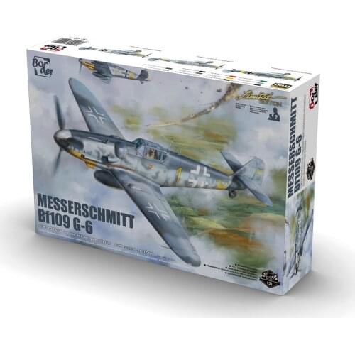 BORDER BF-001 1/35 SCALE MESSERSCHMITT BF109G-6 MODEL KIT
