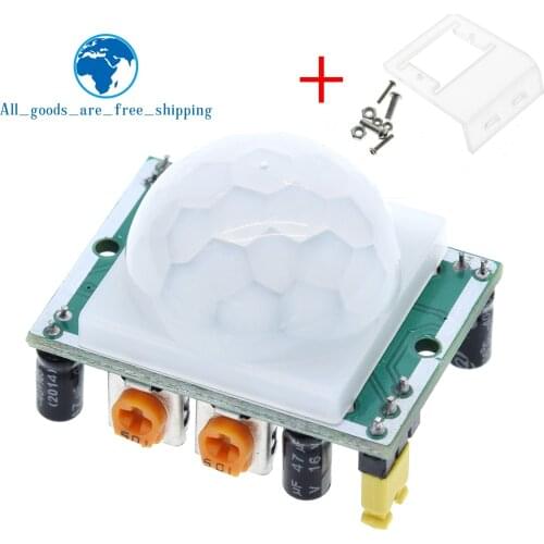 HC-SR501 Adjust IR Pyroelectric Infrared PIR Motion Sensor Detector Module for arduino for raspberry pi kits + Case