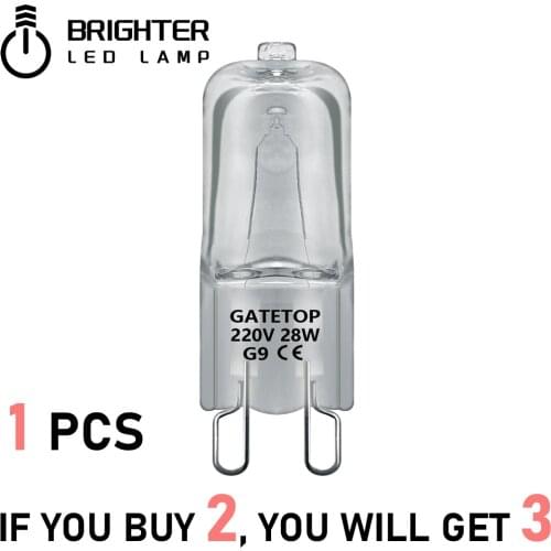 Hot Size Halogen Lamp G9 28W 220V Crystal Chandelier Home Decoration