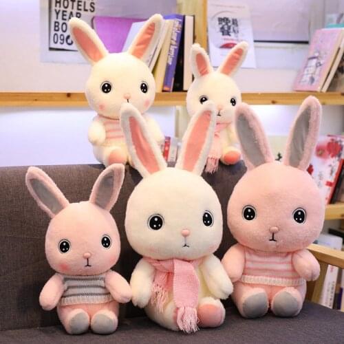 Lovely Rabbit Plush Toys Bunny Stuffed &Plush Animal Kid Sleeping Doll Baby Accompany Sleep Toy Gifts for Kids Girl Birthday