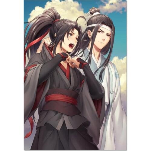 Mo Dao Zu Shi Poster Custom Canvas Poster Art Home Decoration Cloth Fabric Wall Poster Print Silk Fabric 30X45cm40X60cm