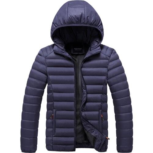 2021 Winter Padded Jacket Mens Jacket Mens Winter Clothes Korean Version of The Trend Handsome Down Padded Jacket Men