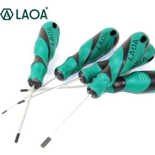 LAOA S2 Alloy Steel Screwdriver Allen driver Precision Hexagon Socket Screwdriver Magnetic Screwdriver 1.5MM/2.0MM/2.5MM/3MM/4MM