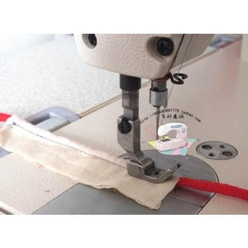 Industrial sewing machine parts - car width 3mm left foot rope pressure pinhole steel P69RH 1/8