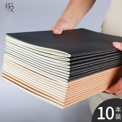 10pcs - Retro Creative kraft paper Traveler notebook inside page Diary notebook Various styles