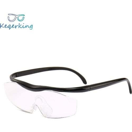 1.8 times Magnifying Glass Reading Glasses Big Vision 300% Magnification Presbyopic Glasses Magnifier Eyewear Presbyopia HA-07