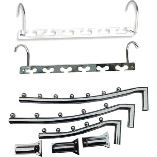 Clothes Hanger Wall Mount Clothes Hange Holders Save Space Wardrobe Clothing Organizer Racks Hangers for Clothes Home Organizer