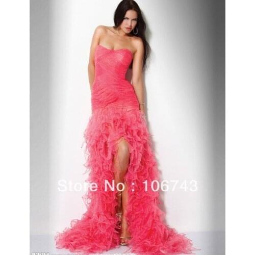 Free shipping 2018 new design vestidos Formal slit style robe de soiree Elegant sexy long girl party gown prom bridesmaid Dress