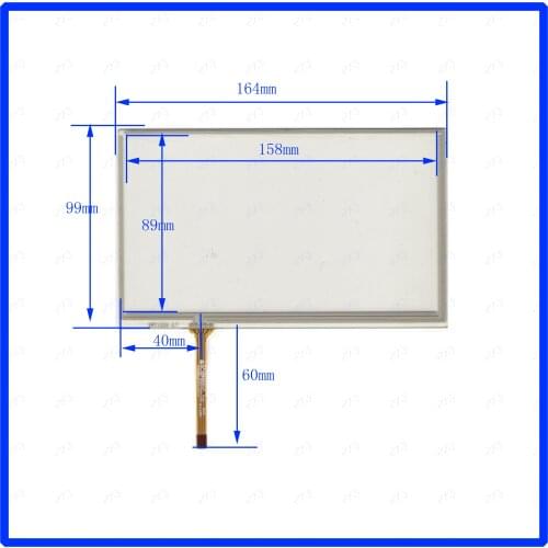 ZhiYuSun XWT1324 164*99mm 7inch 4 wire TOUCH SCREEN touch panel this is compatible 164*99