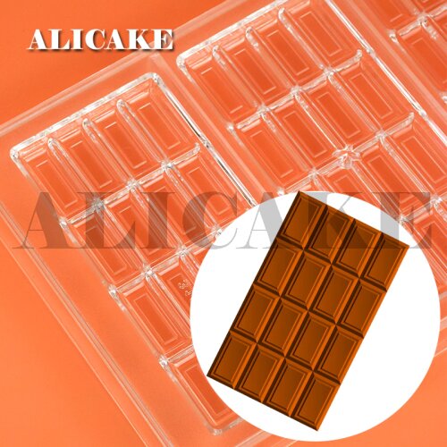 1-3 Pcs Polycarbonate Chocolate Molds Tray Form for Thick Food Grade Chocolate Moulds Bakery Baking Mold Pastry Bakeware Tools