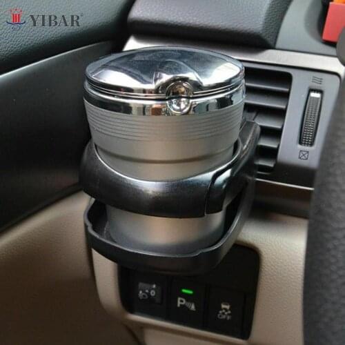 1 Pcs Zwarte Auto Accessoires Drink Cup Holder Air Vent Clip-On Mount Water Fles Stand Bekerhouder