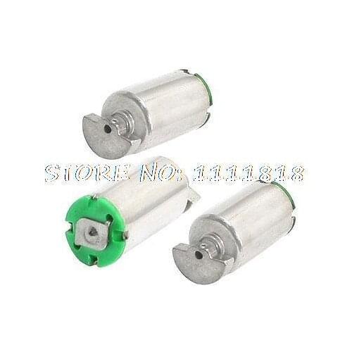 3PCS 6 x 10mm 610 1000RPM DC3V Eccentric Wheel Coreless Vibrating Motor for Pagers