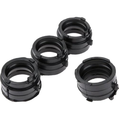 4 PCS 34mm Motorcycle Carburetor Adapters Interface Insulator Connector Pipe for Honda CBR400 NC23 87-89 NC29 90-94 CB-1 CB400F