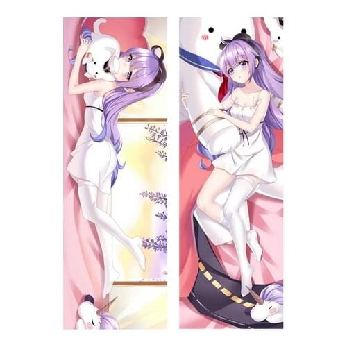 Anime Azur Lane Pillow Case Dakimakura Cosplay 2-Side Printed Hugging Body Throw Peach Skin Hugging Case Room High Quality Gifts