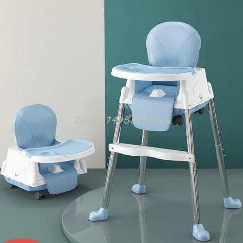 Baby Dining Chair Foldable Portable Household Baby Eating Chair Multifunctional Dining Table School Seat Child Lift