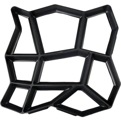 Concrete Molds Path Maker Mold DIY Reusable Concrete Paving Mold Cement Brick Mold Stone Garden Floor Road Pave Scraper Trowel