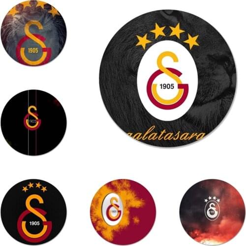 Galatasaray SK Luxury Hybrid Icons Pins Badge Decoration Brooches Metal Badges For Backpack Decoration 58mm