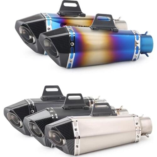 SPEED SCORPION motorcycle parts moto exhaust pipe silencer Double outlet exhaust muffler for Kawasaki Z800 Nondestructive
