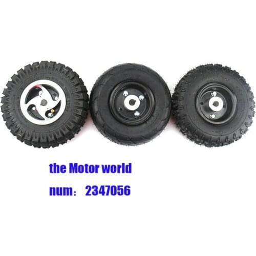 GOOD Quality 3.00-4/ 4.10-4 Electric Scooter Wheel with Alloy Rim hub and inner tube wheels Gas scooter bike motorcycle