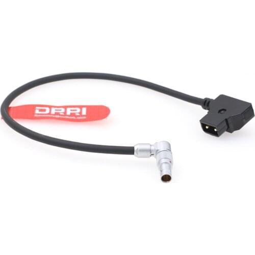 Teradek ServPro Z CAM E2 S6/F6 Power cable Rotatable Right angle 2Pin to Dtap Power Cable