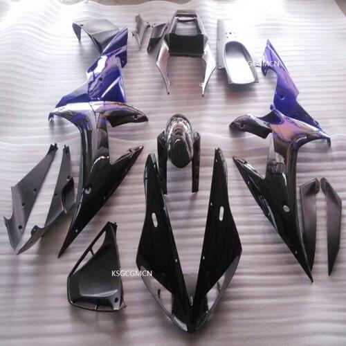 Moto Fairing kit for YAMAHA YZFR1 02 03 YZF R1 YZF1000 2002 2003 ABS Full black Fairings set YAMAHA parts