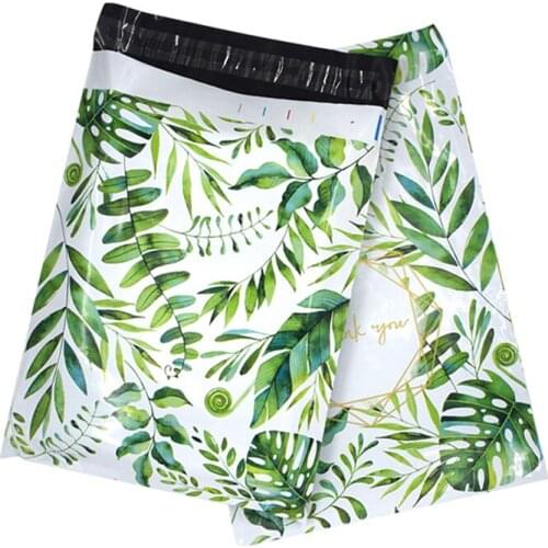 10PCS Thank You Portable Poly Mailer Adhesive Envelopes Bags Courier Hair Bundles Party Gifts Boxes Shipping Pouches