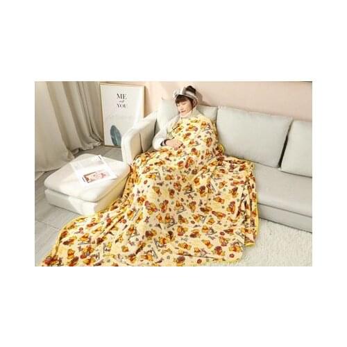 Disney Winnie Pooh Bear Fashion Anime Figures Cartoon Product Cosplay Accessories Blanket Household Home Gifts New