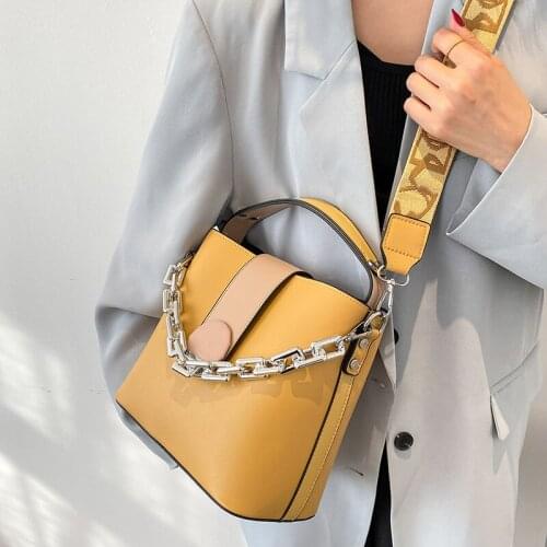 Fashion Women Pu Leather Shoulder Bag High Quality Crossbody Bags for Women Small Bucket Messenger Bags Designer Handbags New