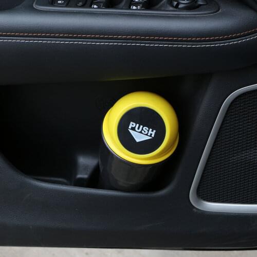 Car Trash Can Garbage Dust Door Storage Barrel for Mitsubishi ASX Outlander Lancer Pajero for Volvo S40 S60 S80 XC60 T90 V40 V60