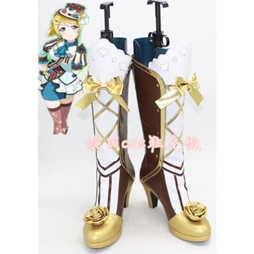 [Customized]Collection!Anime Lovelive!Ice Cream Awaken 9 Figure Cosplay Shoes For Halloween Carnival