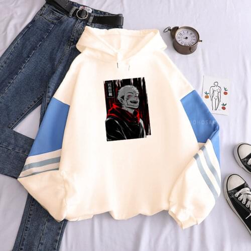 Latest Manga Anime Jujutsu Kaisen Sukuna Ryomen Hoodies Women Harajuku Cartoon Costumes Unisex Streetwear Fashion Sweatshirts