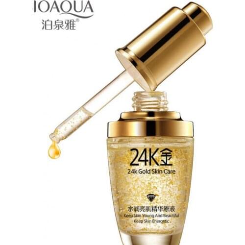 2019 New Arrival New Female Ageless Bioaqua 24k Gold Face Cream Whiten 24 K Day Hydrating Essence Serum For Women Skin Care