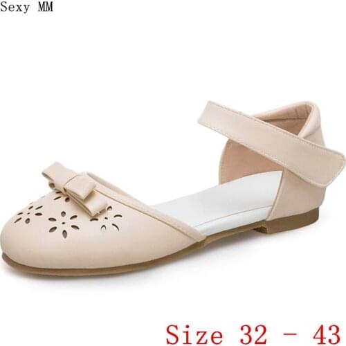 Slip On Shoes Loafers Girl Flats Women Flat Mary Janes Shoes Soft Comfortable Shoes Woman Small Plus Size 32 33 - 40 41 42 43