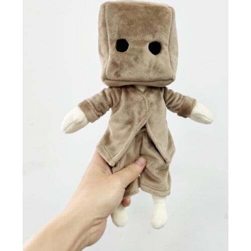 30cm Little Nightmares Plush Doll Cartoon Game Figures Mystery Girl Soft Stuffed Plushie Gift for Children Boys
