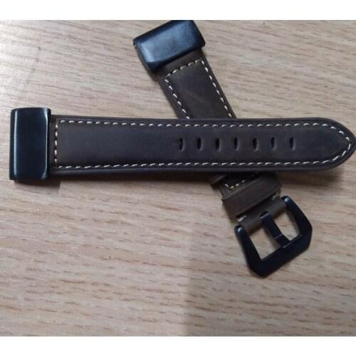 Quick release fit genuine leather strap band for garmin fenix 6 5/fenix 6X 5x Plus 3 3HR GPS smart watch man replacement strap