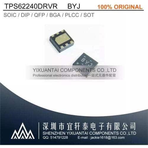 TPS62240DRVR TPS62240DRVRG4 TPS62240DRVT TPS62240 62240 BYJ 【IC REG BUCK ADJ 300MA 6SON】10pcs/lot new