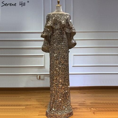 Silver Full Beading Backless Luxury Evening Dresses 2020 Sleeveless Tassel Mermaid Sexy Evening Gowns Real Photo BLA60919