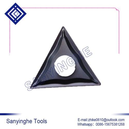 High quality sanyinghe 10pcs/lots YBC202 TNMG220404-EF cnc carbide turning inserts cnc blade lathe turning tool