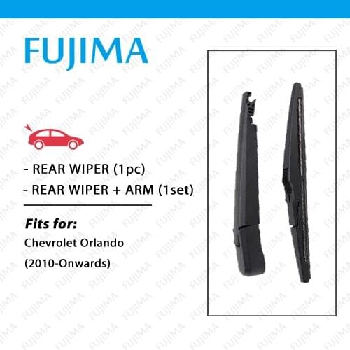 Rear Wiper Blade and Arm for Chevrolet Orlando (2010-Onwards) Chevy Orlando Rear Windscreen Wiper Rear Wiper Arm
