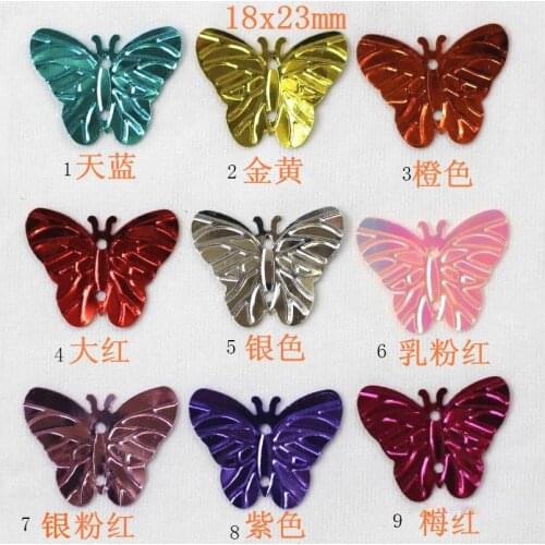 About 1450Pcs 150g Butterfly Sequins With 2 Holes Loose Sequin Paillette Sewing Glitter Stickers Dress Decor Home Accessories