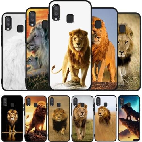 Ferocious lion phone Case For Samsung A10 A20E A30 A40 A50 A60 A70 M10 M20 M30S M40 A01 A21 A31 A51 A71 4G Cover