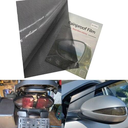 Black One Way Vision Fly Eye Tint Mesh Film Car Tint Window Tint Car Wrap Film Headlight Rear Ligh Perforated Mesh Window Film