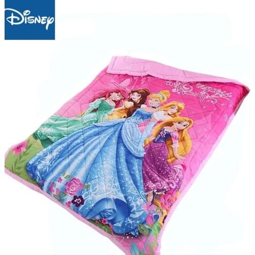 Disney cheaper bedding summer quilt air conditioner comforter for girls bed decor 150x200cm cotton princess promotion promotion
