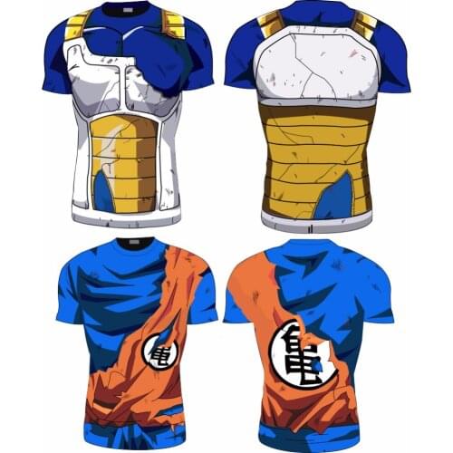 3D Anime Goku Printed T-Shirt Future Compression Tee Shirt Bachelorette Party Tops Trendy Casual Tshirt Engagement Gift