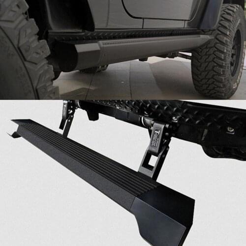SUV Left/Right Electric Flexible Running Board Retractable Step Climb Ladder Foldable Side Bar for Jeep Wrangle SAHARA Rubicon